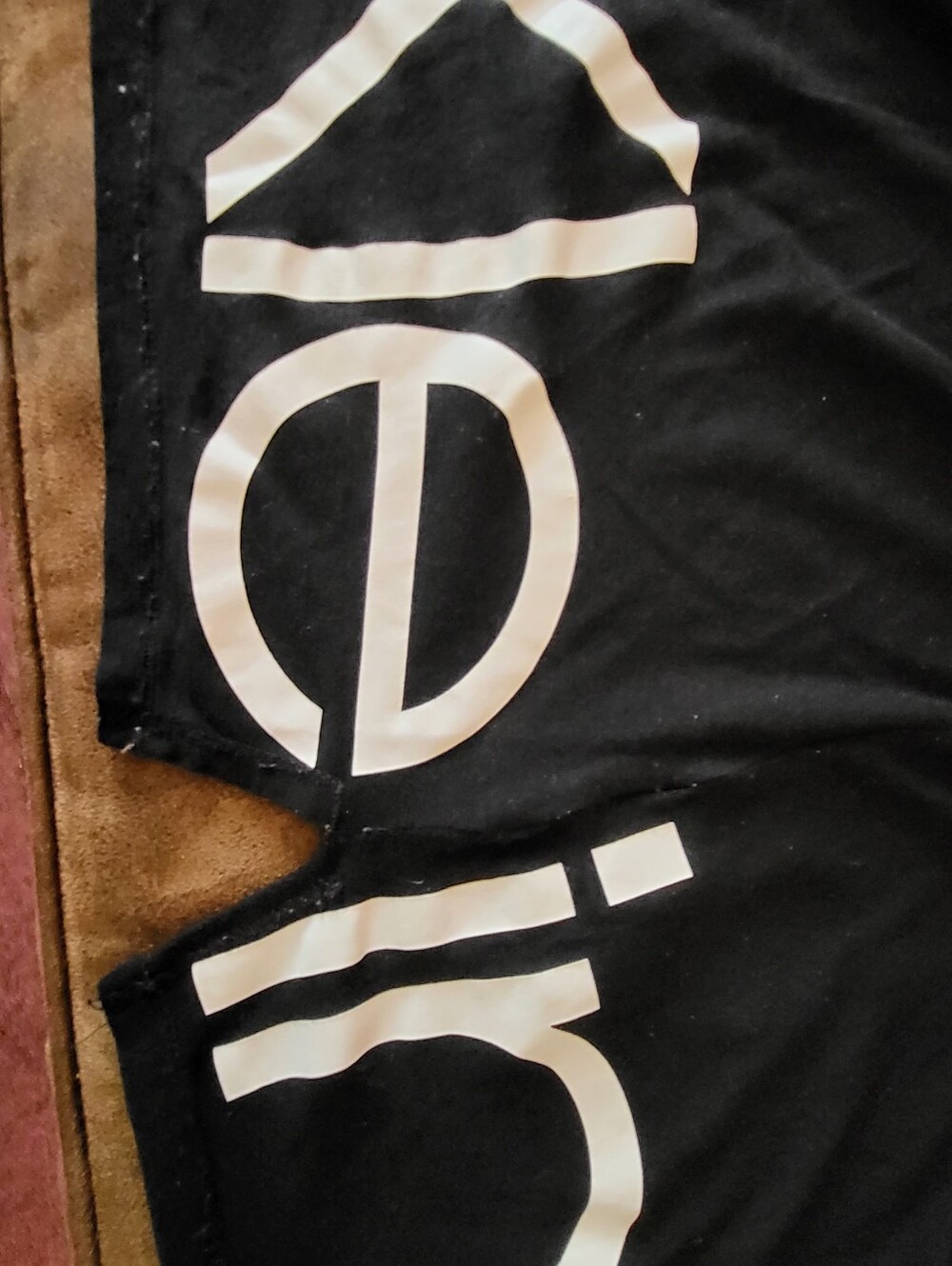 Calvin Klein 3xl Black Tee with White Logo Print - Picture 3 of 4